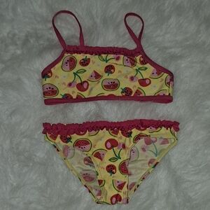 Fruit Print Bikini Set for Kids